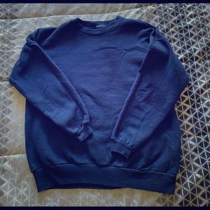Navy Blue Crew Neck